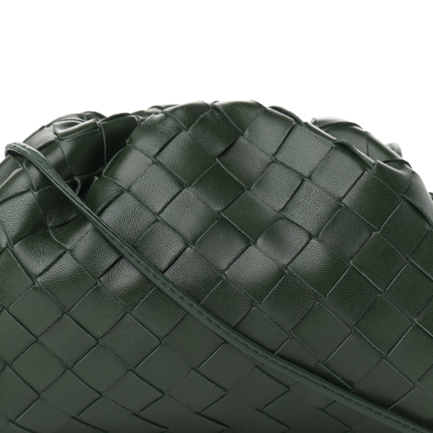 Bottega Veneta Nappa Intrecciato The Mini Pouch Bottle Green 8 of 11