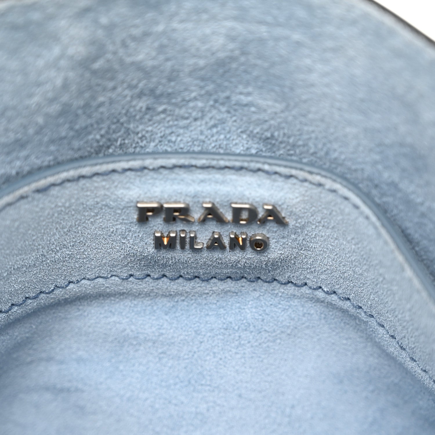 Prada Glace Calfskin Etiquette Shopping Bag Marine Astrale 6 of 10