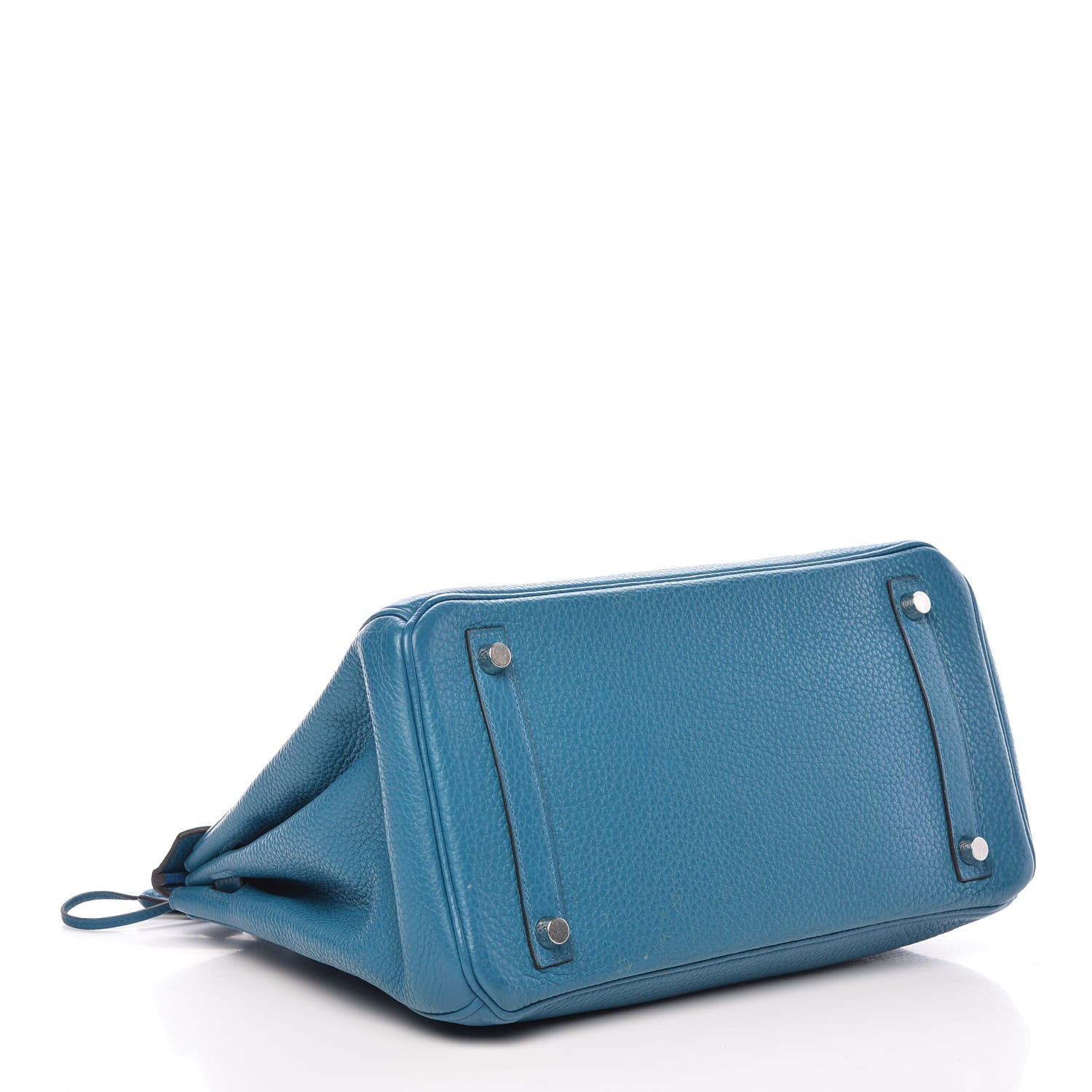 Hermes Taurillon Clemence Birkin 30 Bleu Izmir 4 of 11