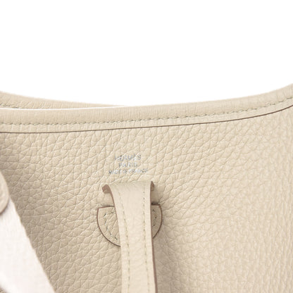 Hermes Taurillon Clemence Evelyne TPM Craie 6 of 7