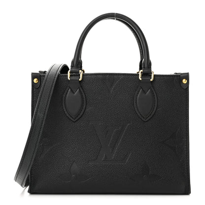 Louis Vuitton Empreinte Monogram Giant Onthego PM Black 1 of 9