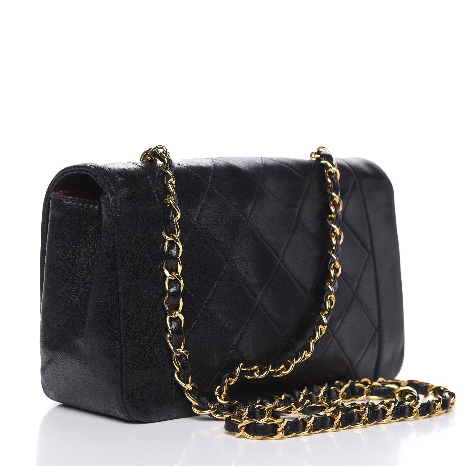 Chanel Lambskin Quilted Small Single Flap Black 3 of 17