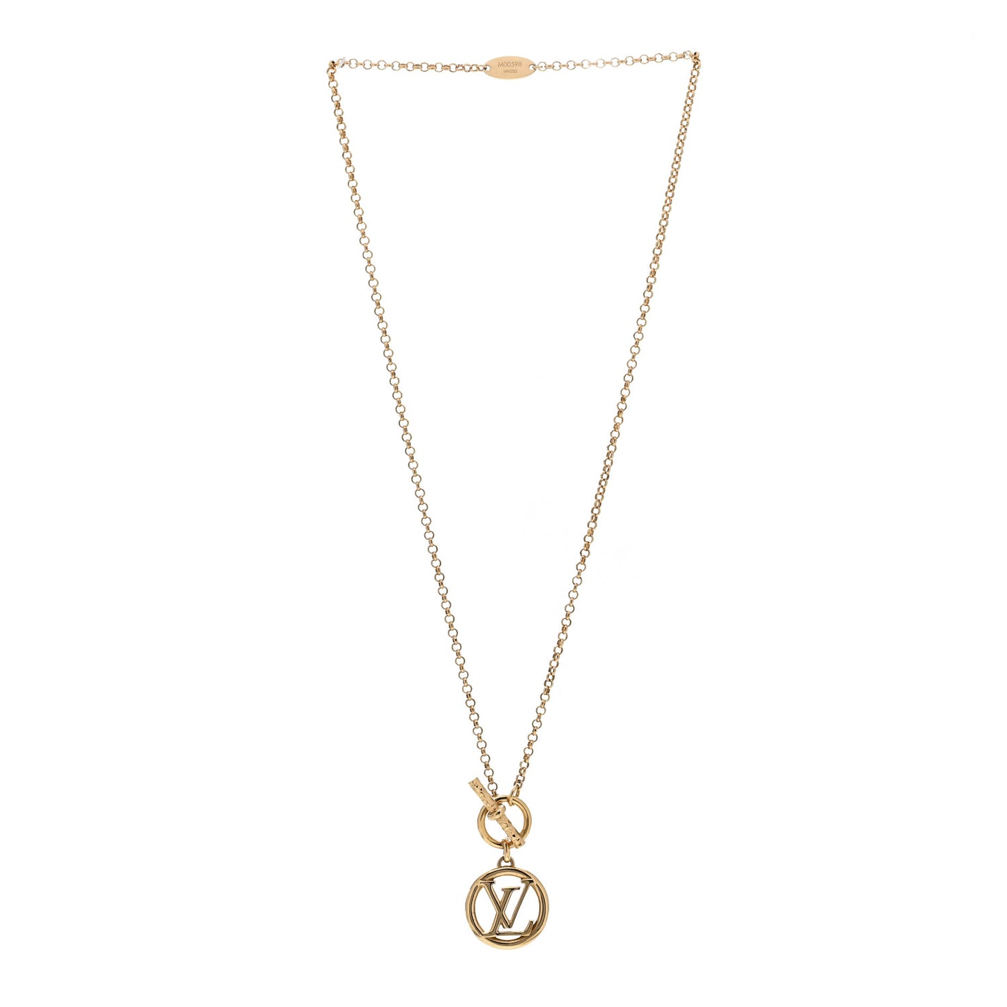 Metal Baby Louise Necklace Gold