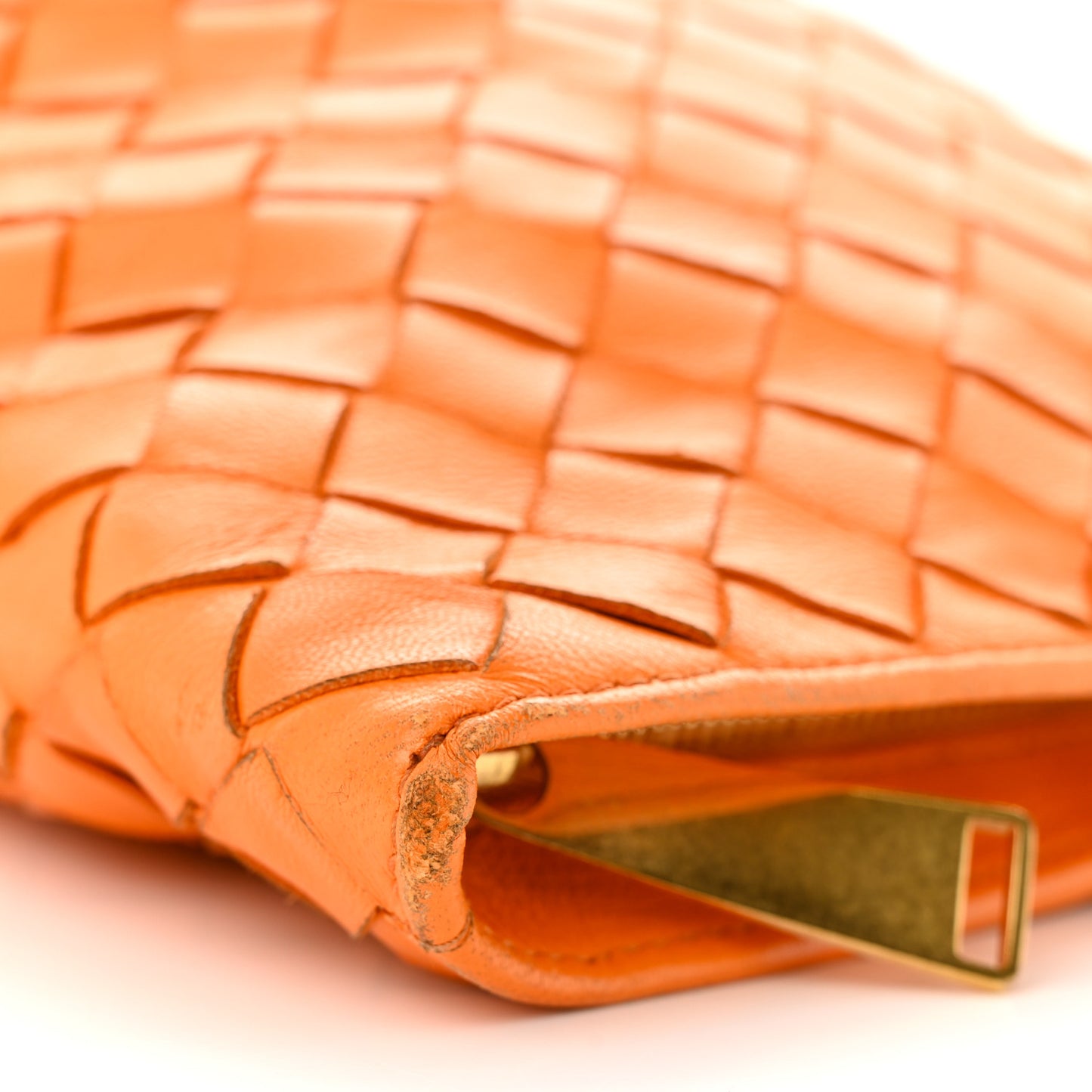 Nappa Intrecciato BV Twist Orange
