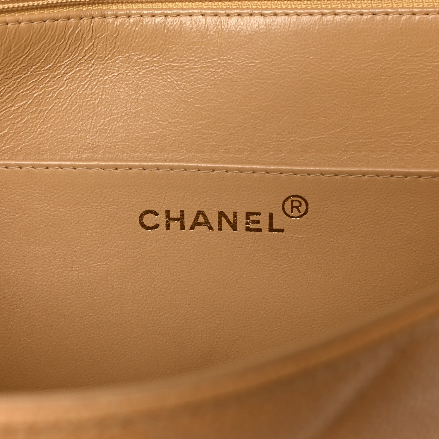 Chanel Caviar Quilted Briefcase Laptop Bag Beige 6 of 12