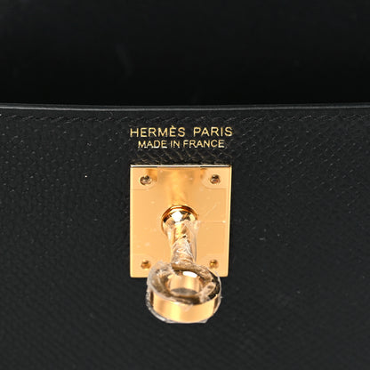 Hermes Epsom Mini Kelly Sellier 20 Black 6 of 10