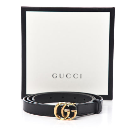 Gucci Calfskin Double G 20mm Belt 105 42 Black 7 of 7