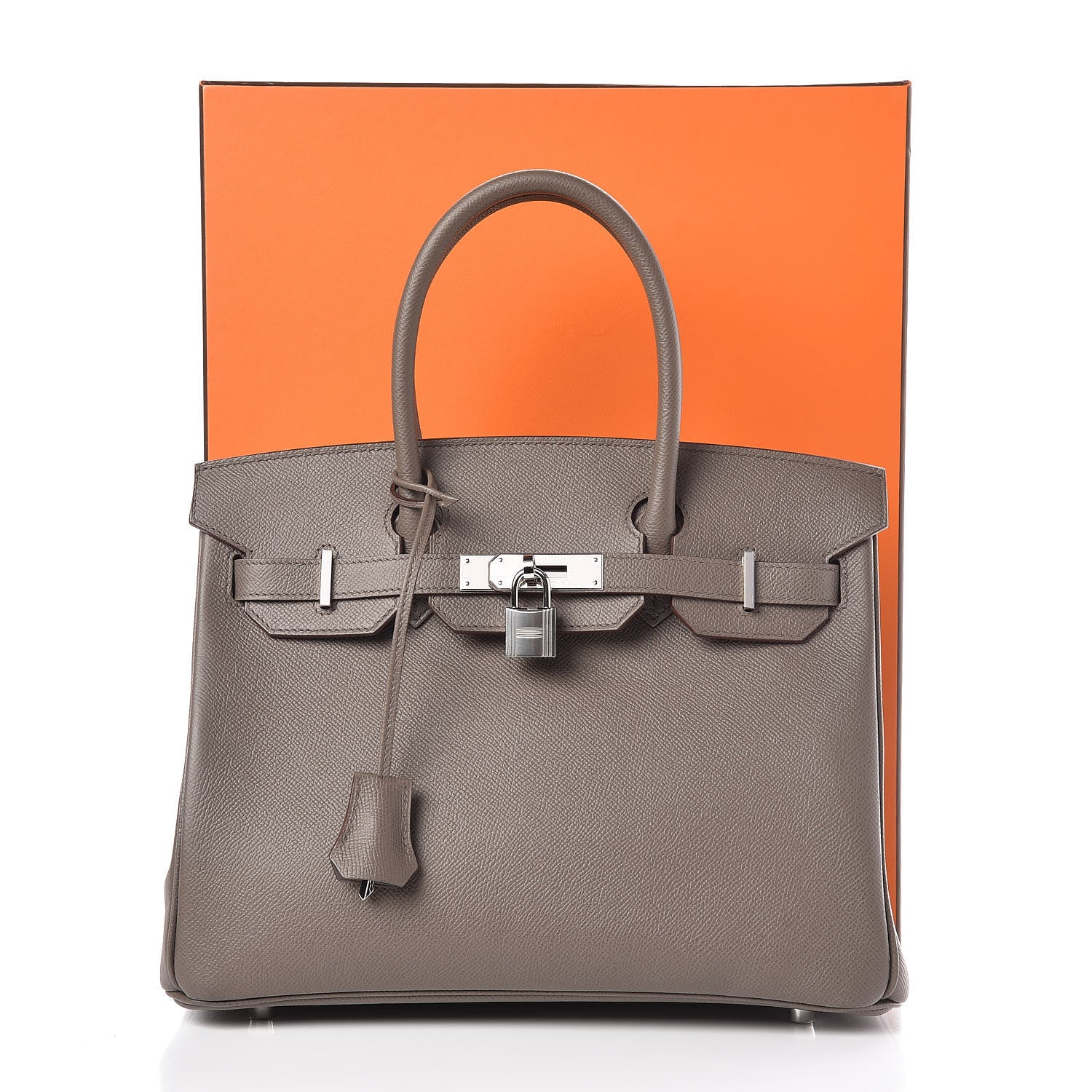 Hermes Epsom Birkin 30 Etain 34 of 34