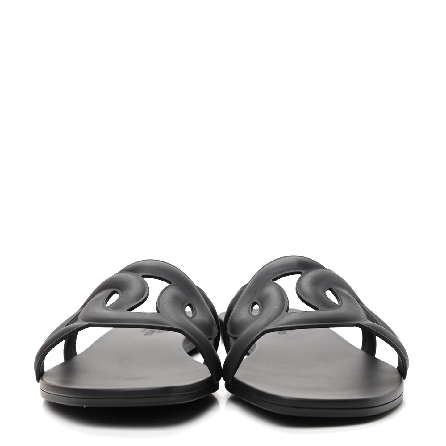 Rubber Aloha Sandals 39 Black