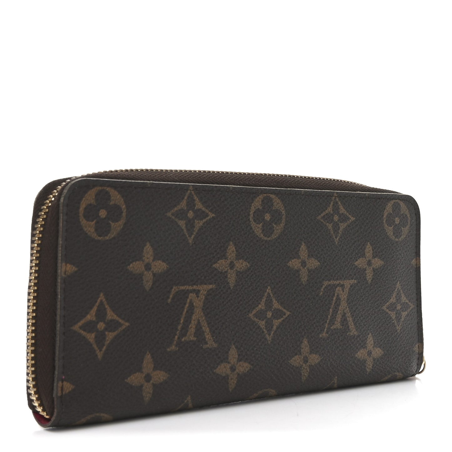 Monogram Clemence Wallet Fuchsia