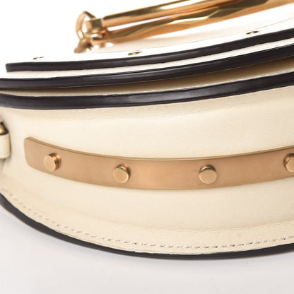 Chloe Calfskin Small Nile Bracelet Minaudiere Bag Off White 9 of 10