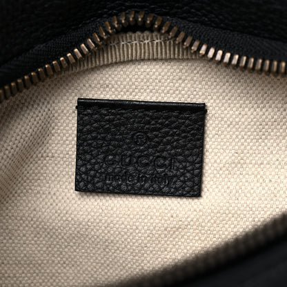 Gucci Grained Calfskin Small Logo Belt Bag Black 6 of 11