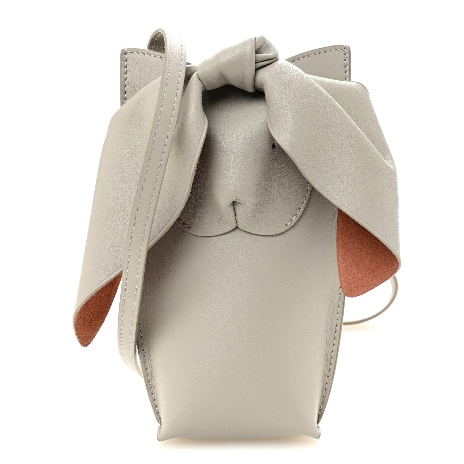 Loewe Calfskin Bunny Pouch Crossbody Bag Ghost 1 of 10