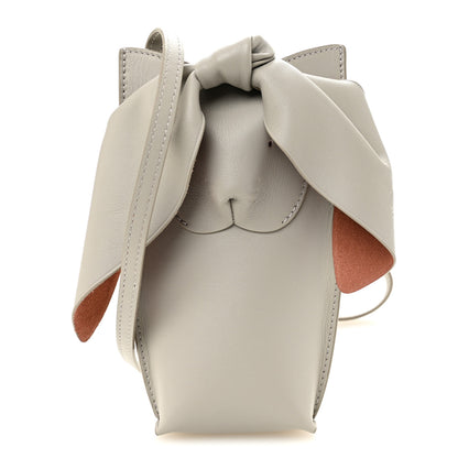 Loewe Calfskin Bunny Pouch Crossbody Bag Ghost 1 of 10