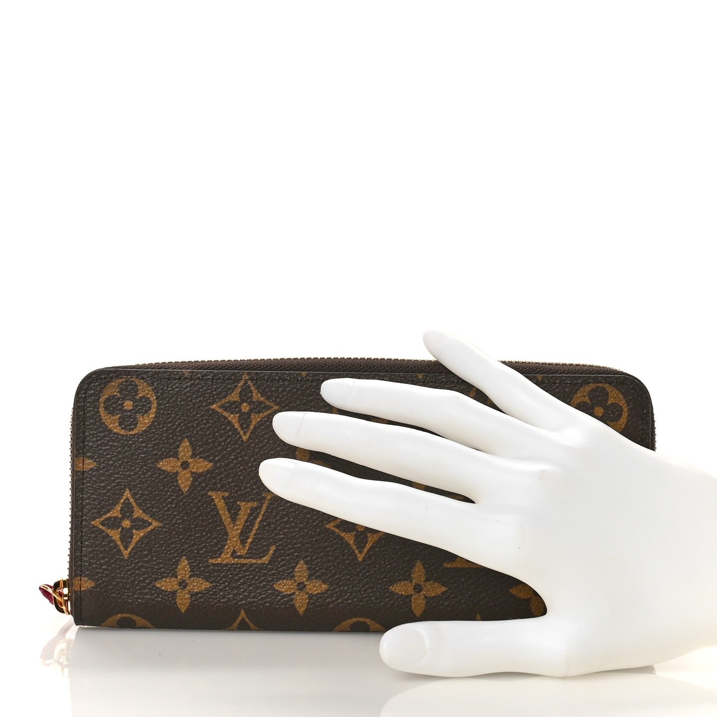 Monogram Clemence Wallet Fuchsia