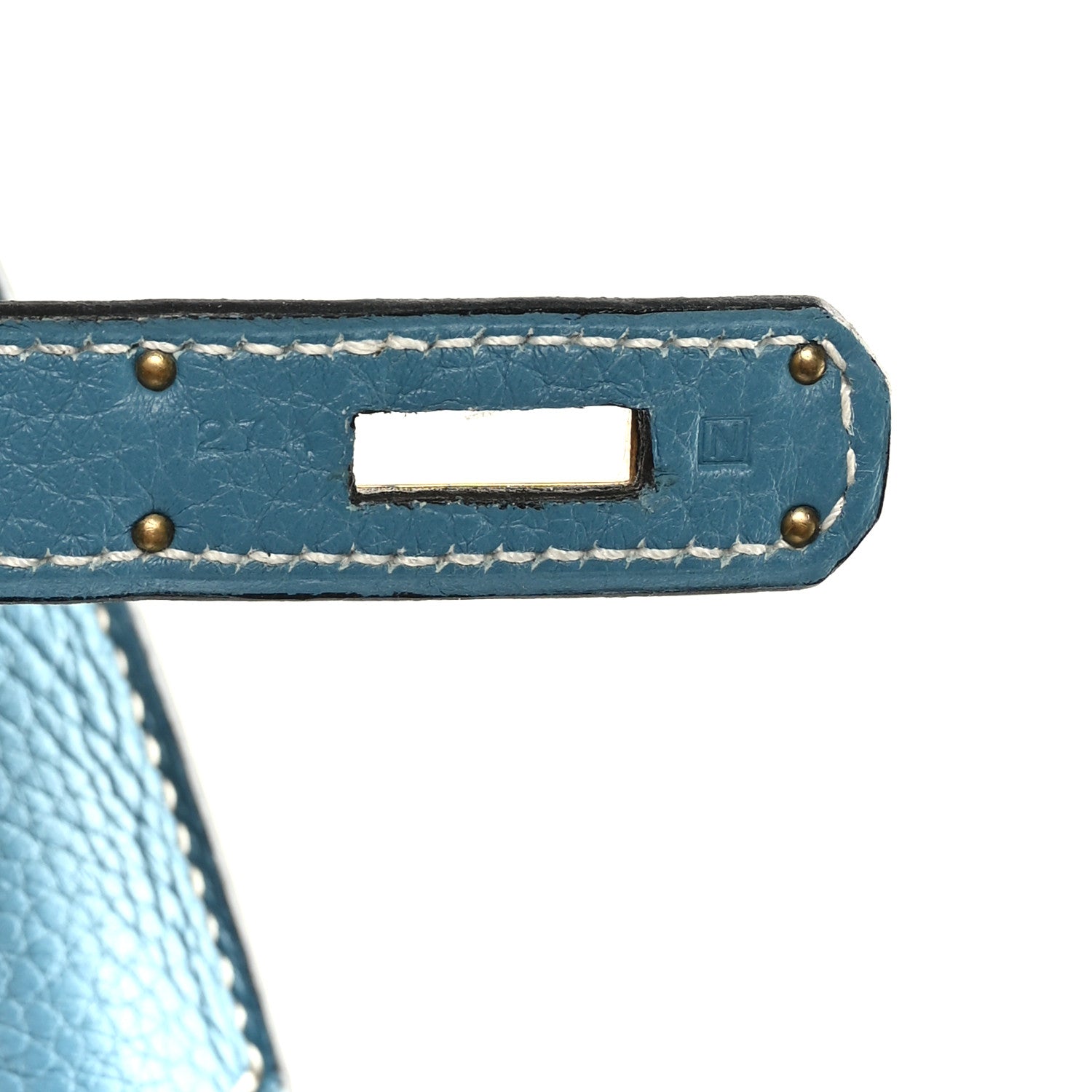 Hermes Togo Birkin 35 Blue Jean 6 of 12