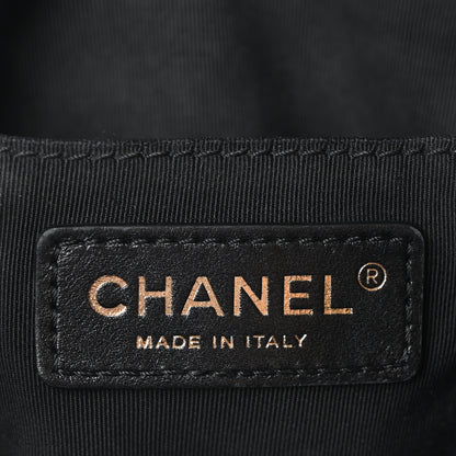 Chanel Caviar Quilted Large Rolled Up Bucket Drawstring Bag Black 6 of 10