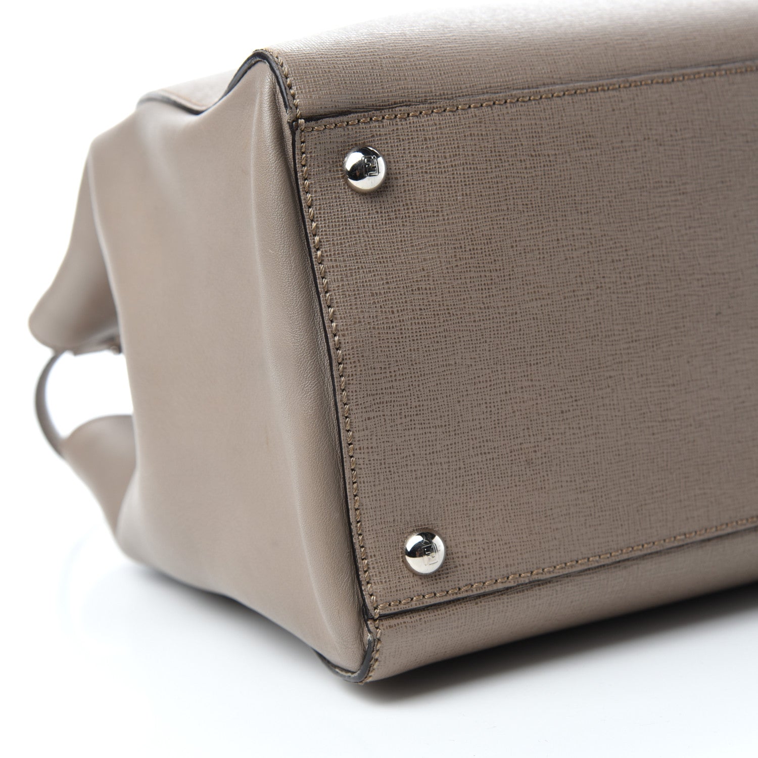 Fendi Vitello Elite Regular 2Jours Tote Tortora 6 of 16