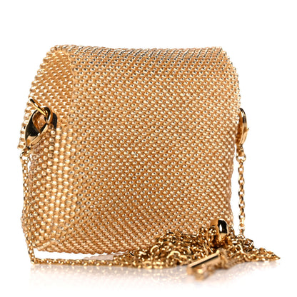 Fendi Glass Vitello King Beaded Mini Pico Baguette Charm Semolino 3 of 8