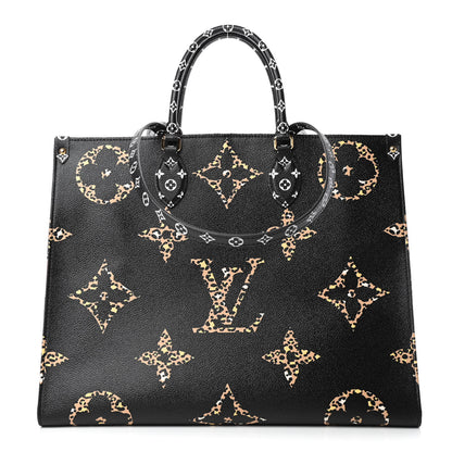 Louis Vuitton Monogram Giant Jungle Onthego GM Black 1 of 4
