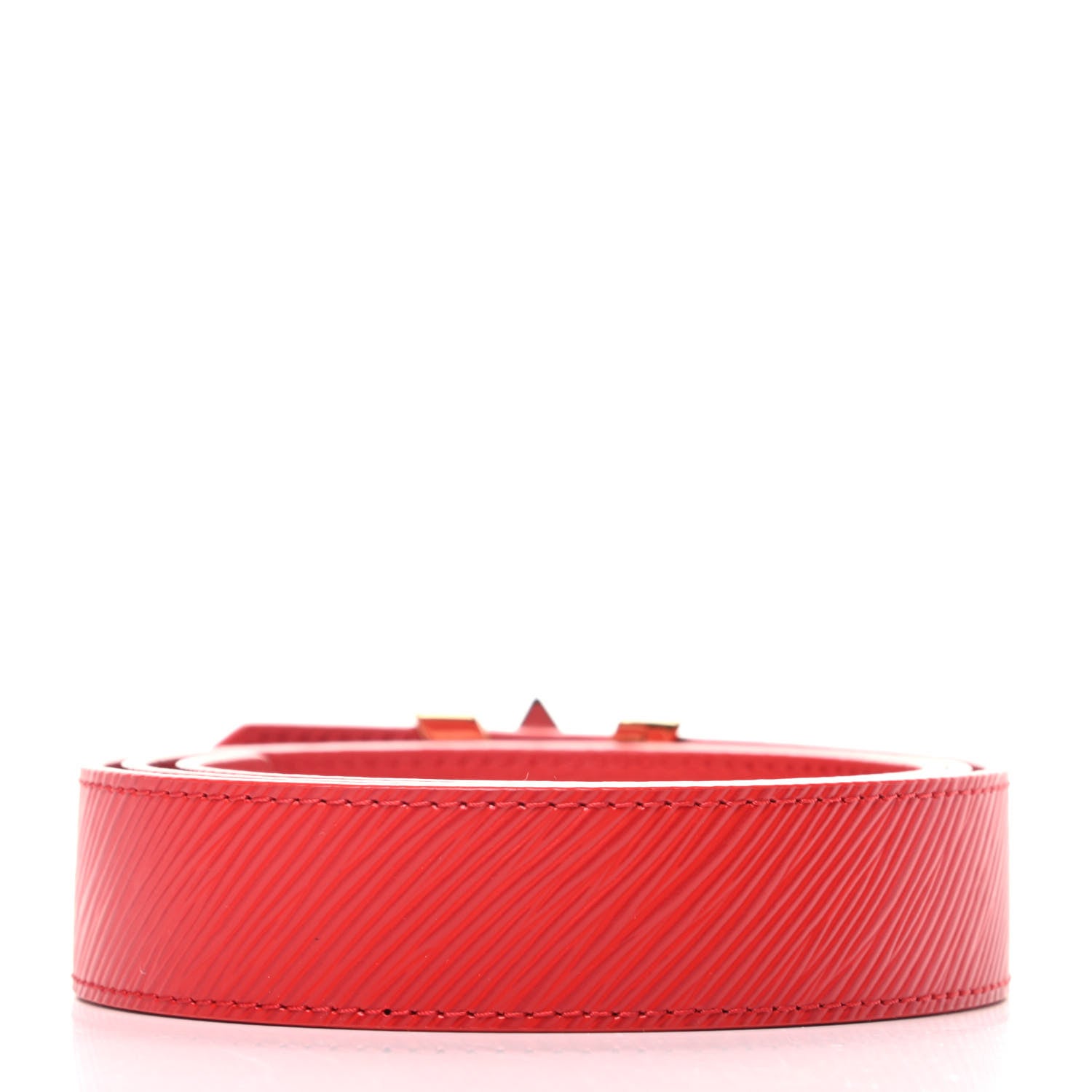 Louis Vuitton Epi 30mm LV Twist Belt 90 36 Coquelicot 2 of 5
