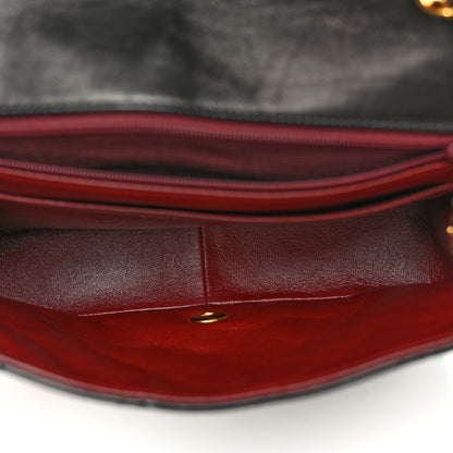 Chanel Lambskin Quilted Medium Single Flap Black 7 of 11
