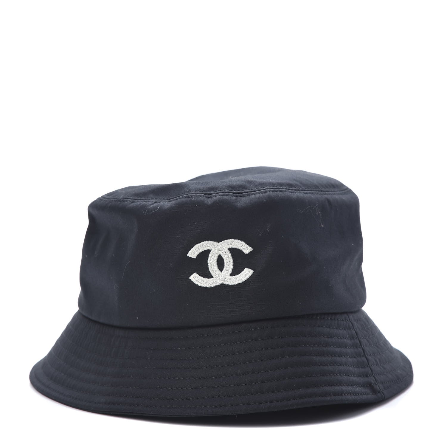 Chanel Canvas CC Bucket Hat L Black 1 of 6
