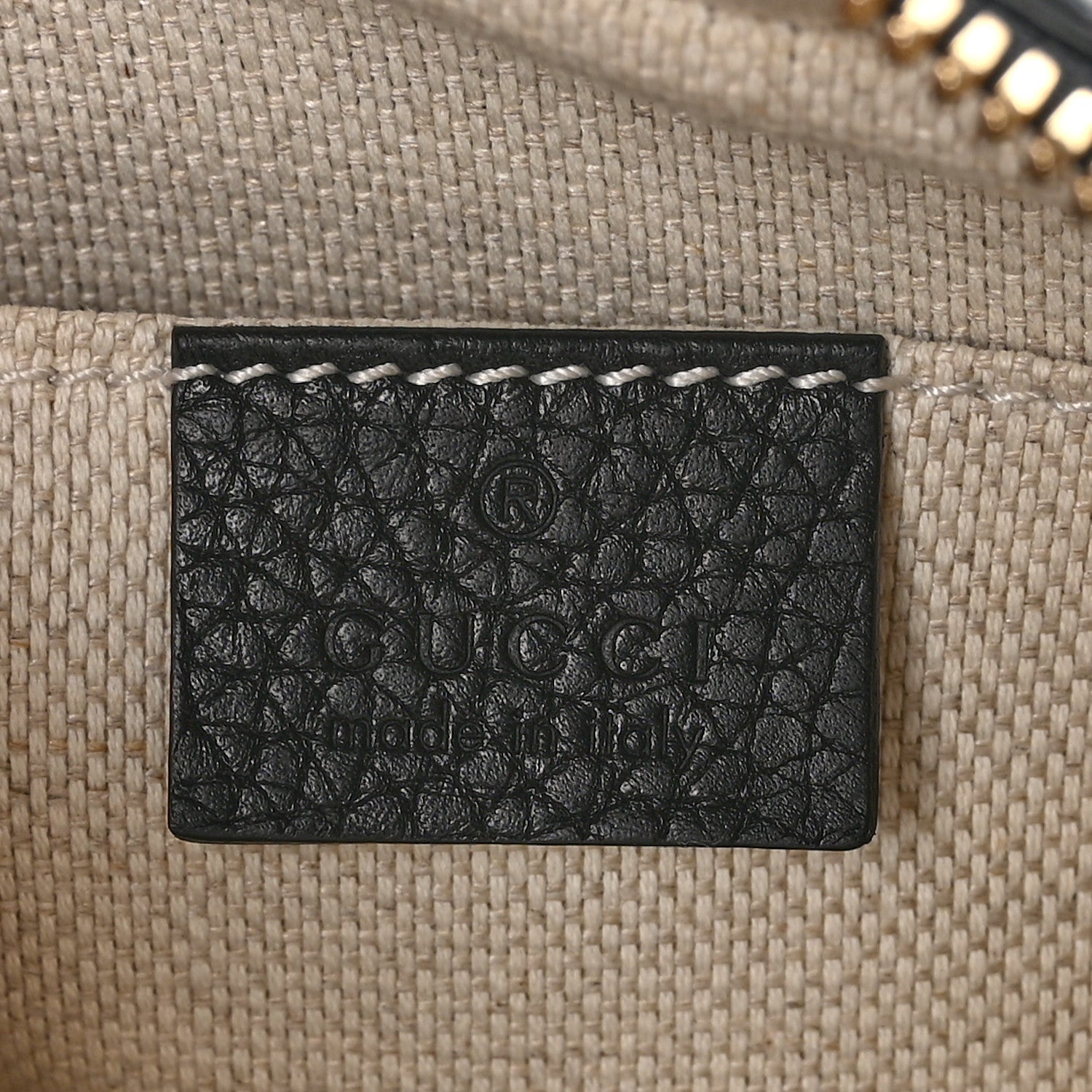 Gucci Pebbled Calfskin Small Soho Disco Bag Black 6 of 12