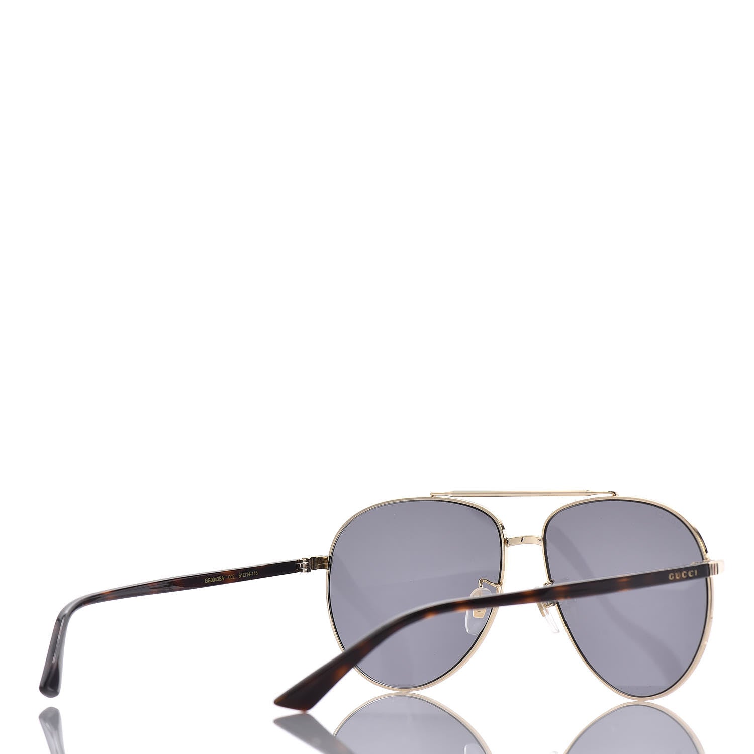Gucci Aviator Sunglasses GG0043SA Tortoise 4 of 6