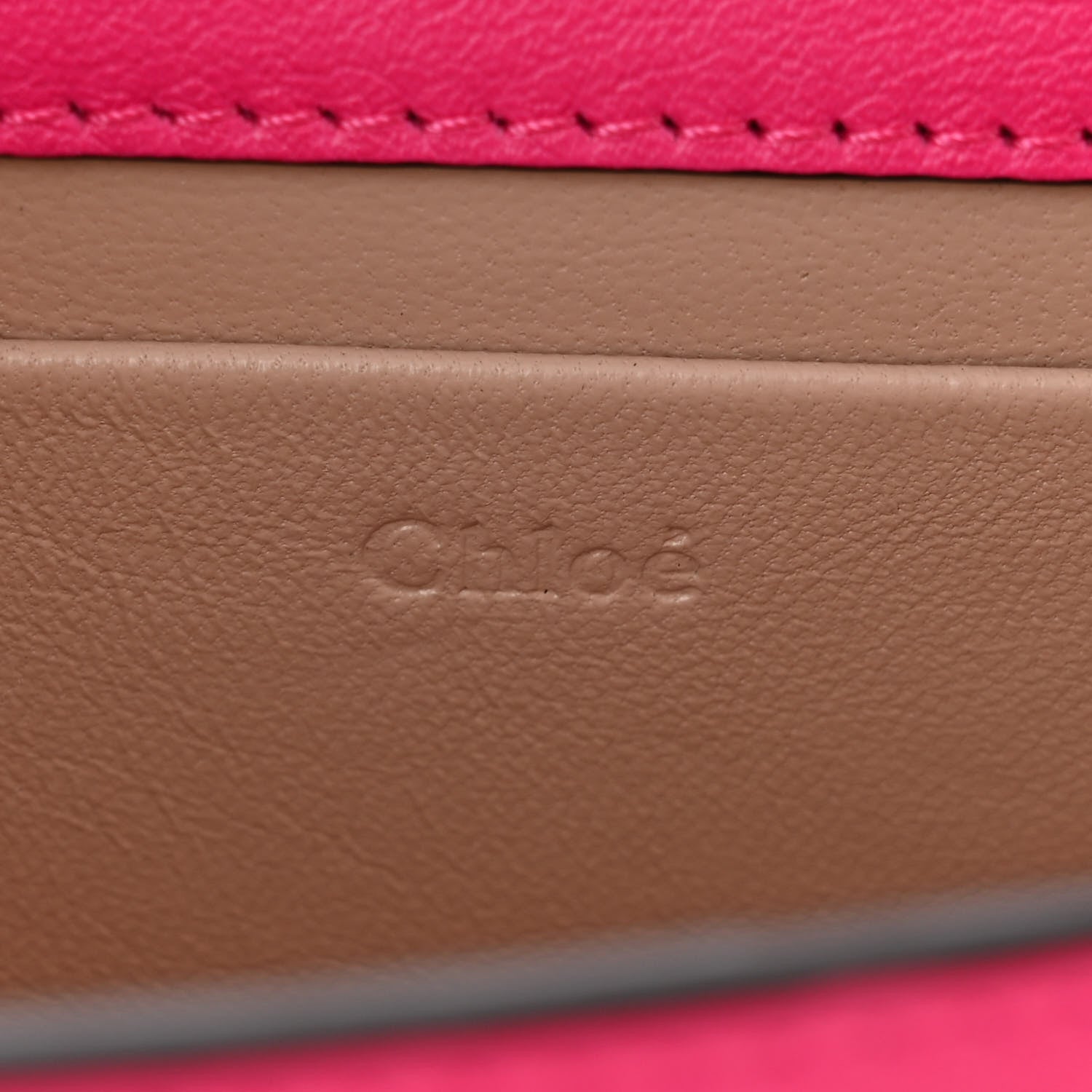 Chloe Calfskin Small Nile Bracelet Minaudiere Bag Fuchsia Rose 6 of 11
