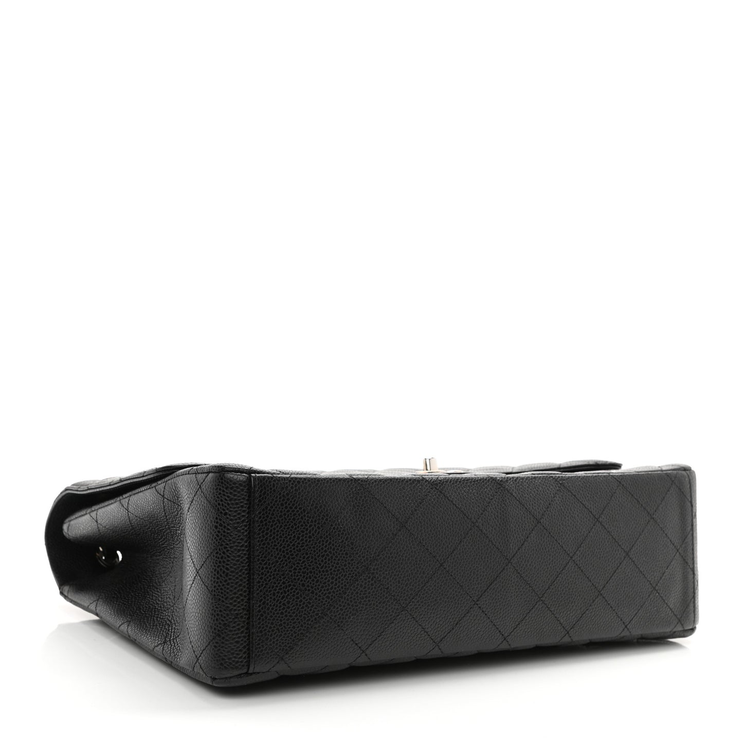 Caviar Quilted Maxi Single Flap Black