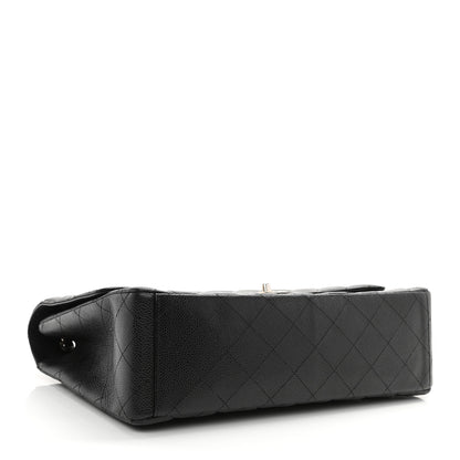 Chanel Caviar Quilted Maxi Single Flap Black 4 of 10