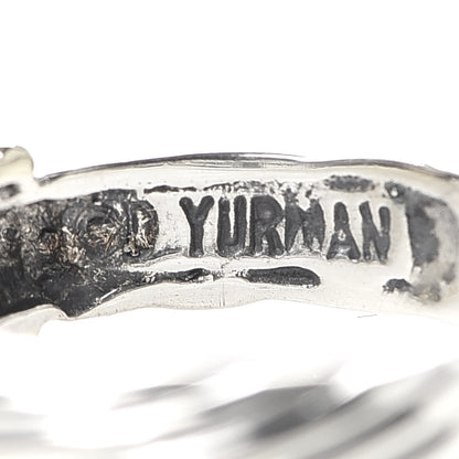 David Yurman Sterling Silver 14K Yellow Gold Citrine Cable Ring 47 4 4 of 4