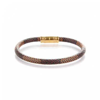 Louis Vuitton Damier Ebene Keep It Bracelet 17 3 of 4