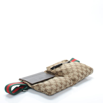 Gucci Monogram Web Belt Bag Dark Brown 4 of 8