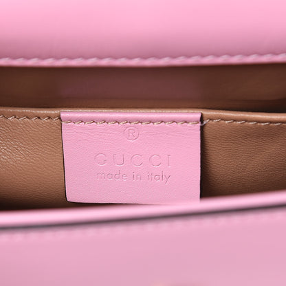 Gucci Nappa Pearl Studded Mini Queen Margaret Broadway Shoulder Bag Sugar Pink 7 of 13