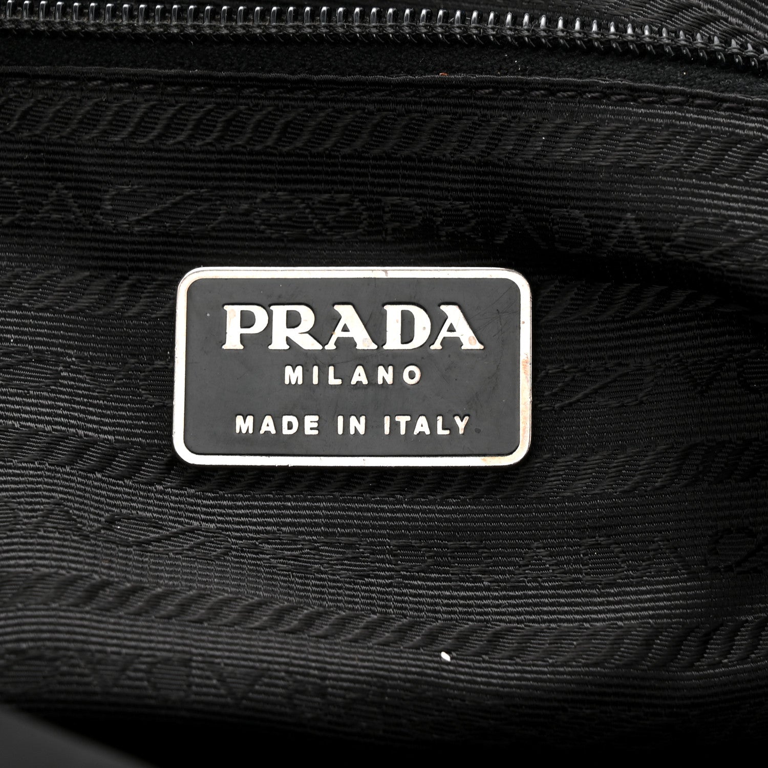 Prada Tessuto Nylon Shopping Tote Black 6 of 9
