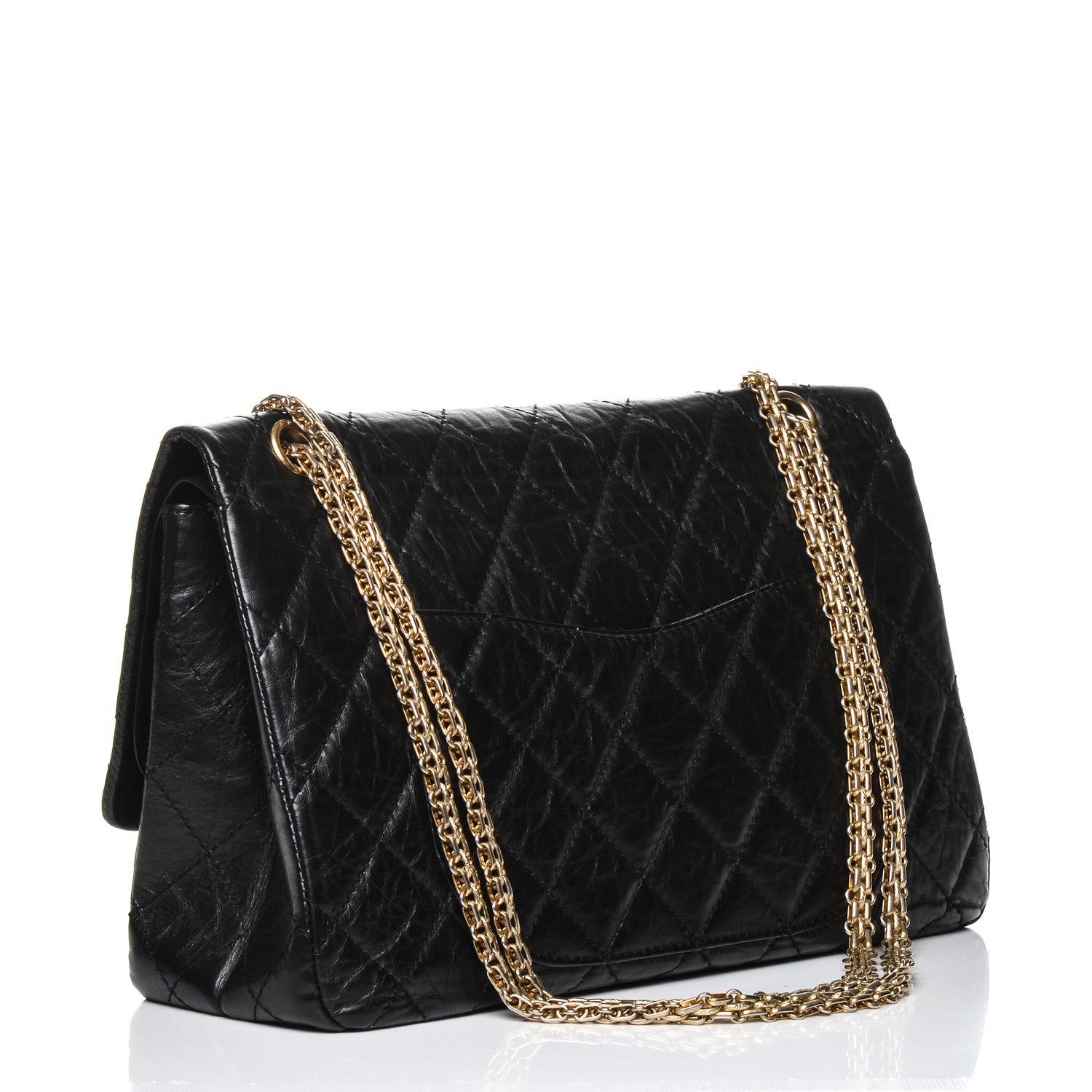 Chanel Aged Calfskin Quilted 2.55 Reissue 227 Flap Black 3 of 7