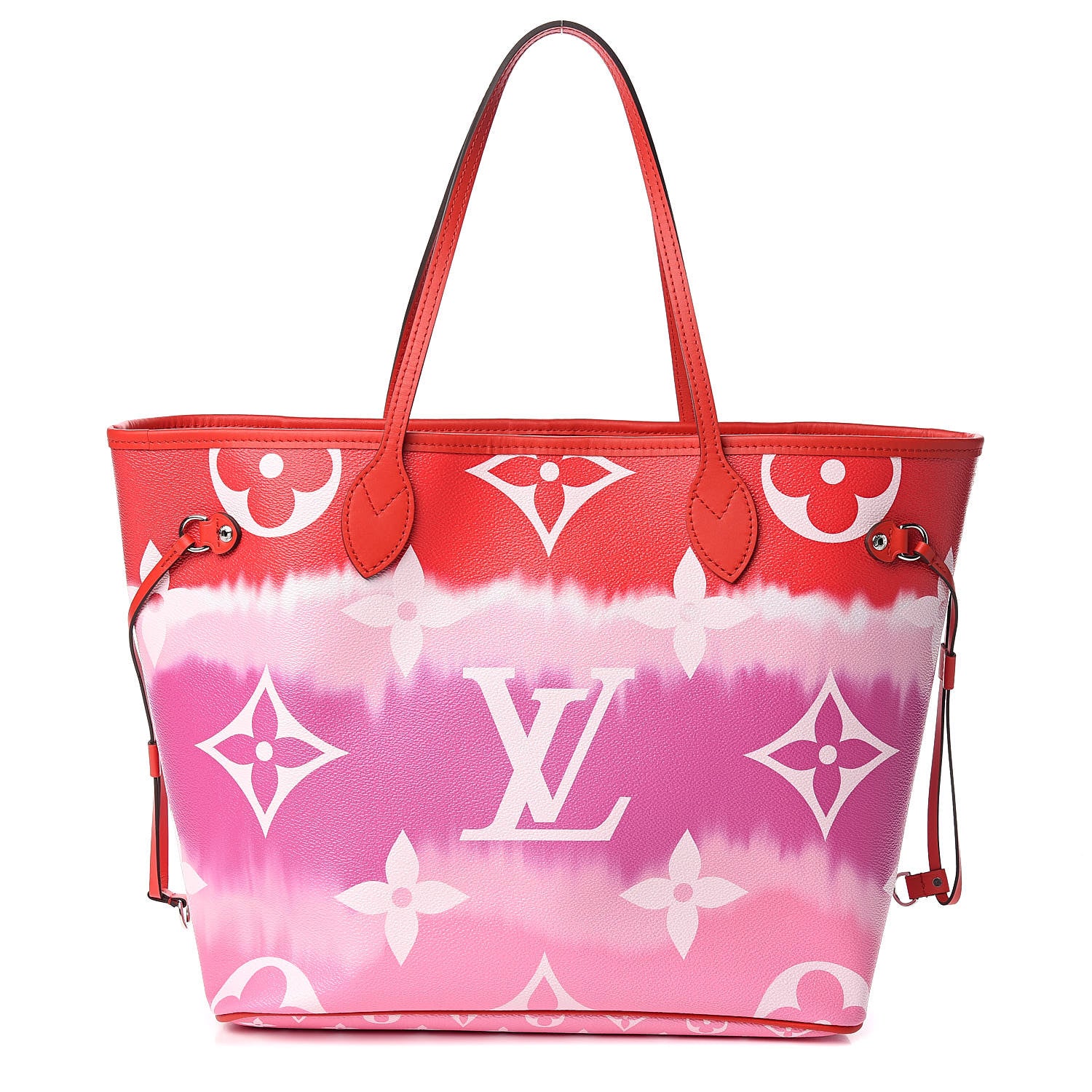 Louis Vuitton Monogram Escale Neverfull MM Rouge 1 of 12