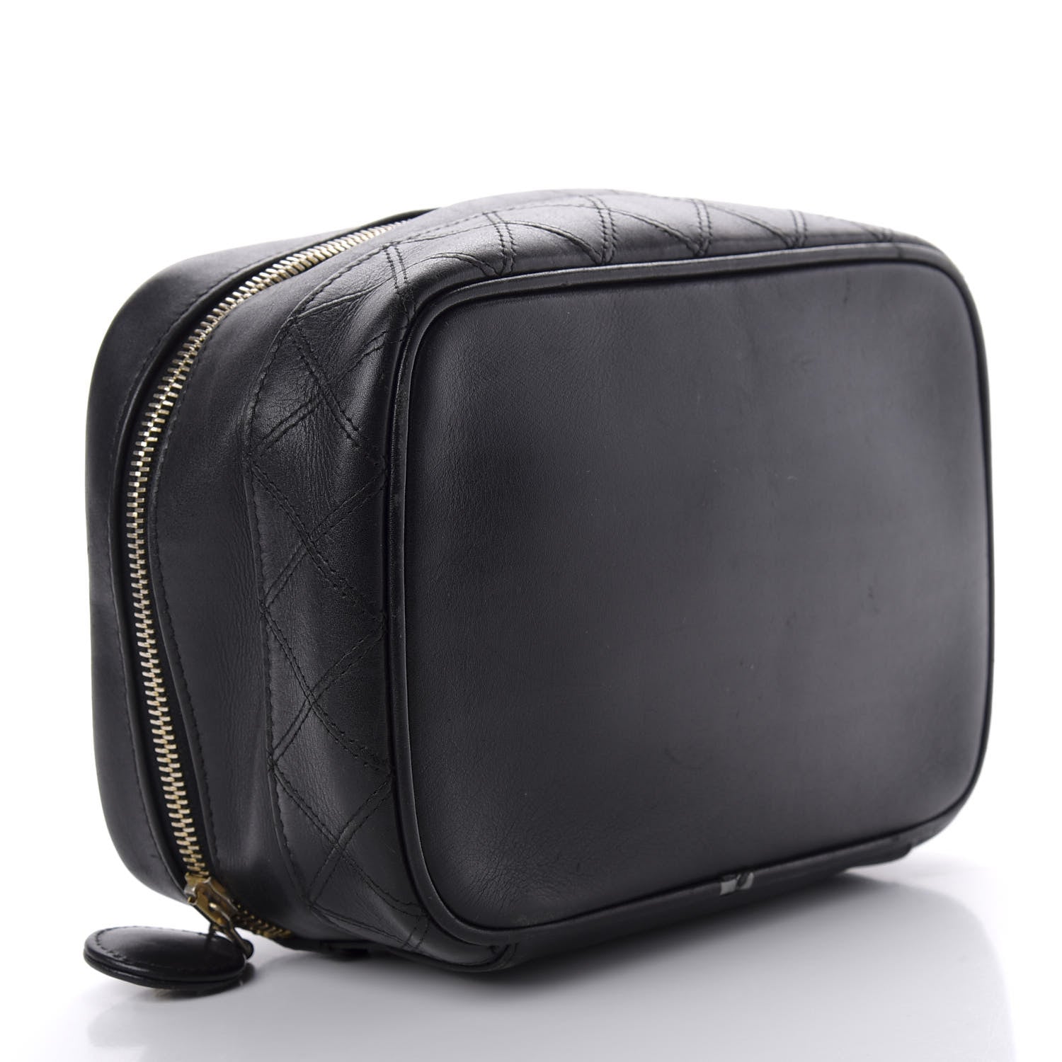 Chanel Lambskin Vanity Cosmetic Case Black 4 of 8