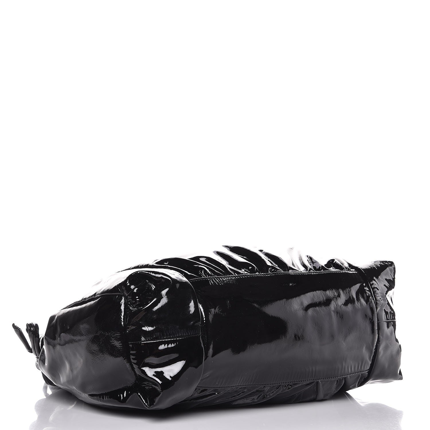 Gucci Patent Large Hysteria Top Bag Black 4 of 9