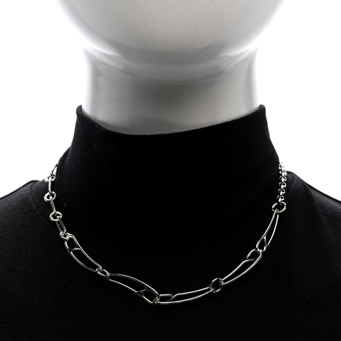Sterling Silver Chaine d'Ancre Punk Necklace