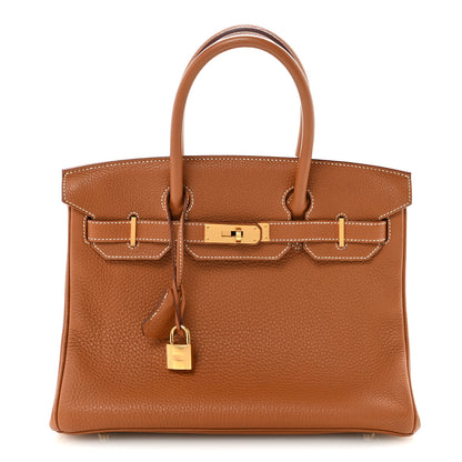 Hermes Togo Birkin 30 Gold 1 of 10