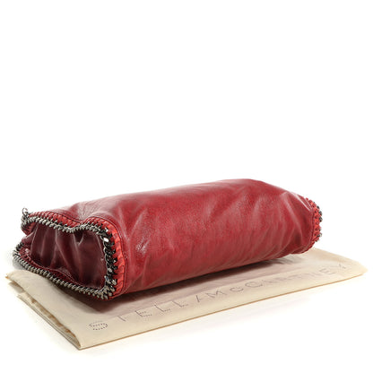 Stella McCartney Faux Leather Shaggy Deer Small Falabella Flame 4 of 8