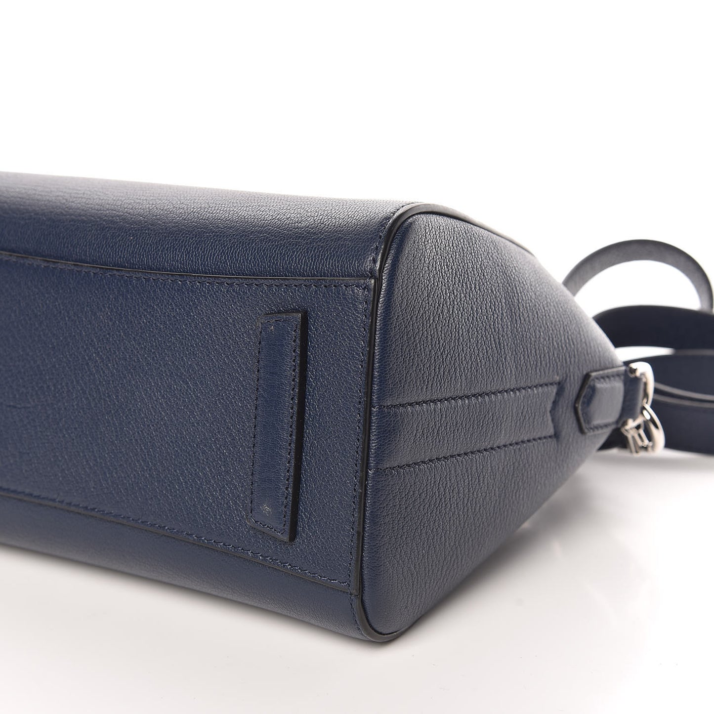 Sugar Goatskin Mini Antigona Navy