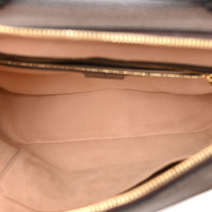 Gucci GG Supreme Monogram Web Small Ophidia Top Handle Shoulder Bag Brown 5 of 12