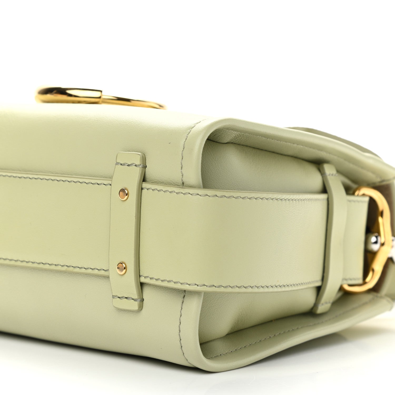 Chloe Calfskin Mini Tess Day Bag Light Eucalyptus 9 of 9