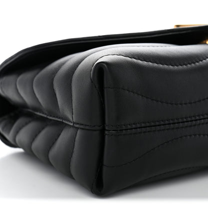 Louis Vuitton Calfskin LV New Wave Chain Bag Black 7 of 8
