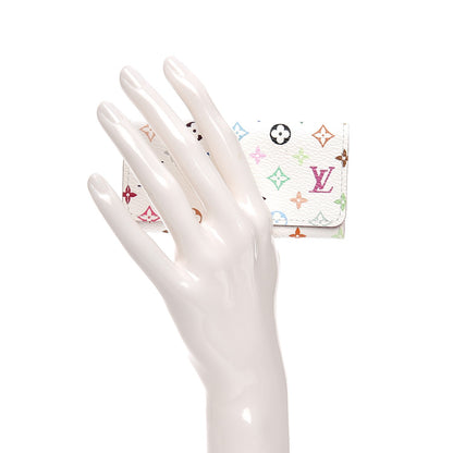 Louis Vuitton Monogram Multicolor Multicles 4 Key Holder White Litchi 2 of 6