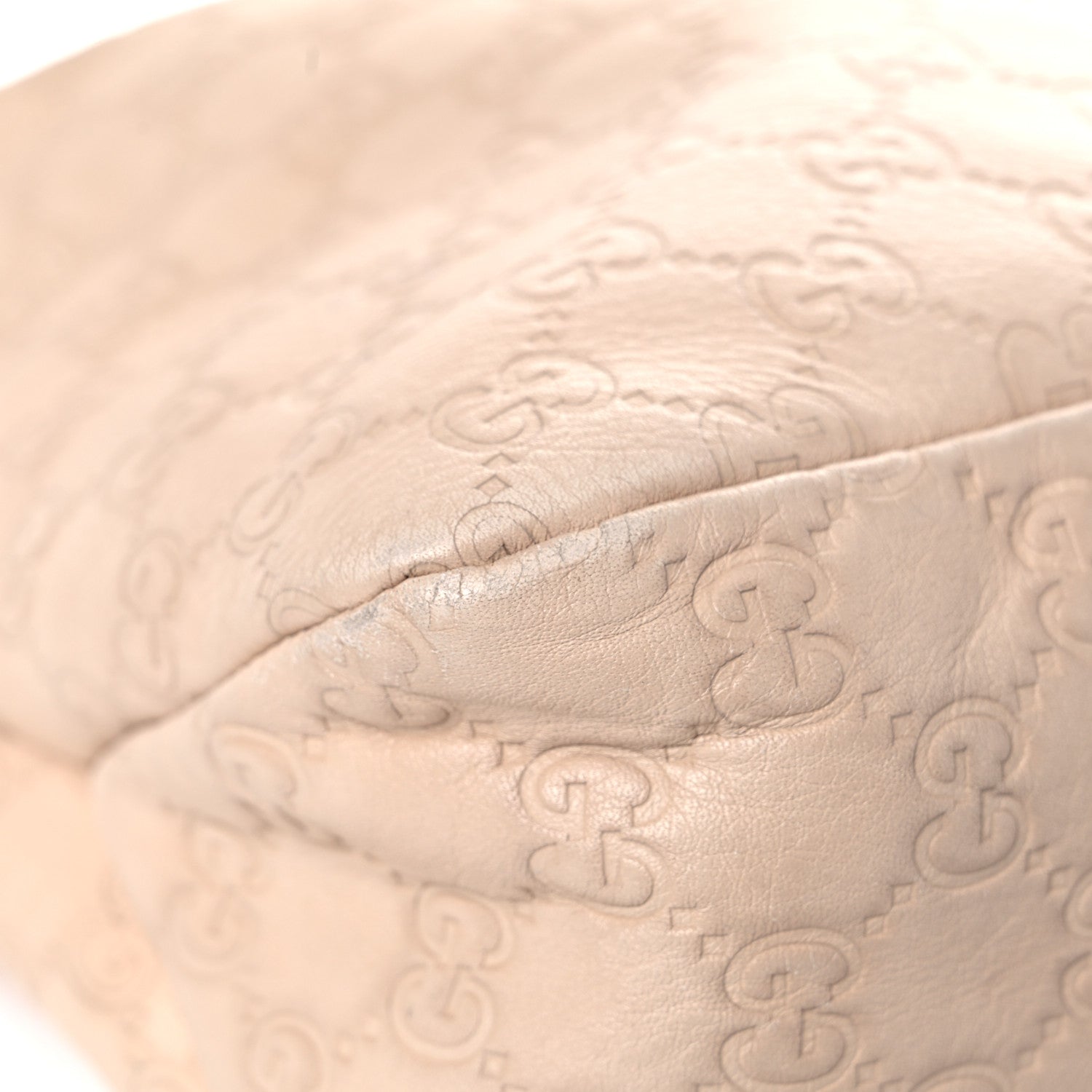 Gucci Guccissima Medium Horsebit Chain Hobo Winter Rose 8 of 23